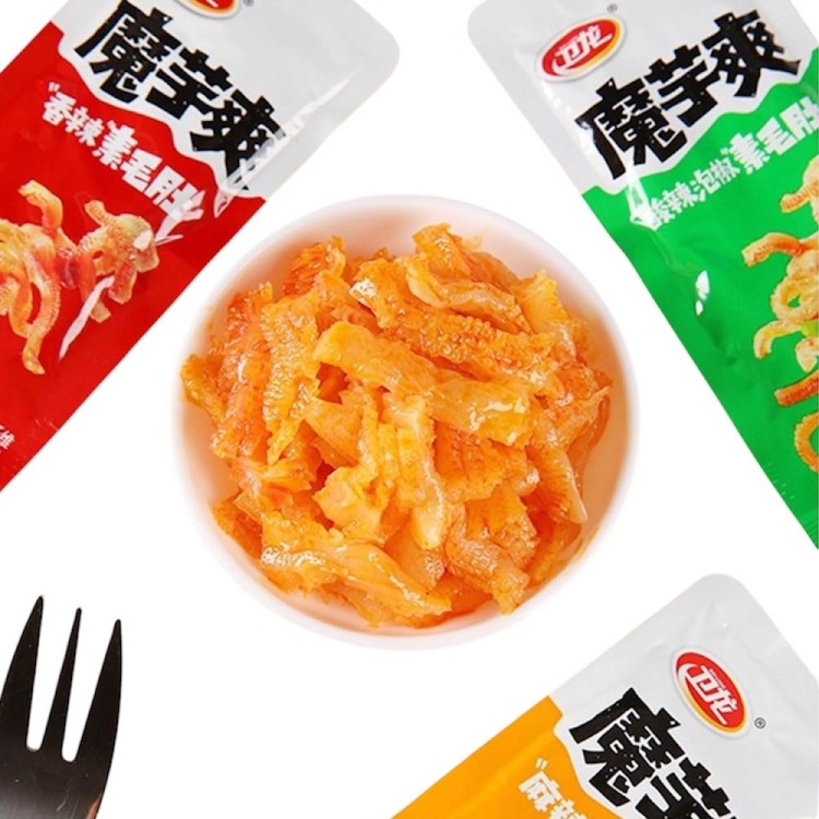 Chińska Pikantna Przekąska Konjac Shuang HOT & SOUR 252g WEI-LONG