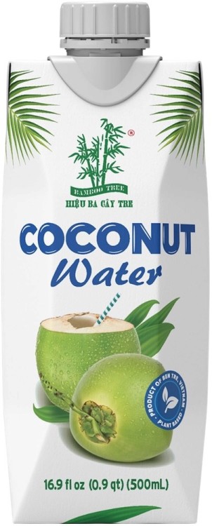 Naturalna Zdrowa Woda Kokosowa z Zielonego Kokosa 100% Nawodnienie 500ml 0,5L BAMBOO TREE