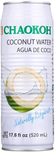 Naturalna Zdrowa Woda Kokosowa z Zielonego Kokosa 100% Nawodnienie 520ml 0,52L CHAOKOH