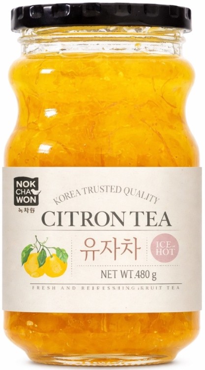 ZESTAW 3 KOREAŃSKIE HERBATY - Herbata Cytrynowa Yuzu + Imbirowa + Owoce Jujube 1440g NOKCHAWON