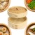 Parownik Parowar Kosz Bambusowy Okrągły Koszyk 15cm EMRO AZIATICA