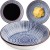 Ceramiczna Okrągła Miseczka Do Sushi Niebiesko Biała TOKUSA 9,8cm x 2,5cm EMRO AZIATICA