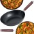 Patelnia Wok Ze Stali Węglowej z Płaskim Dnem 30cm Na Każdą Kuchenkę EMRO AZIATICA