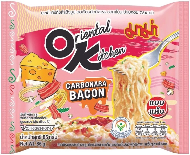 Tajska Zupka Błyskawiczna Makaron Instant Carbonara Flavour 85g MAMA
