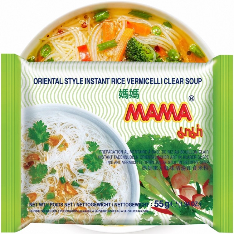 Tajska Zupka Błyskawiczna Makaron Ryżowy Instant Vermicelli Clear Soup 55g MAMA