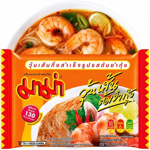 Tajska Zupka Błyskawiczna Makaron Sojowy Instant Vermicelli Tom Yum Goong Soup 40g MAMA