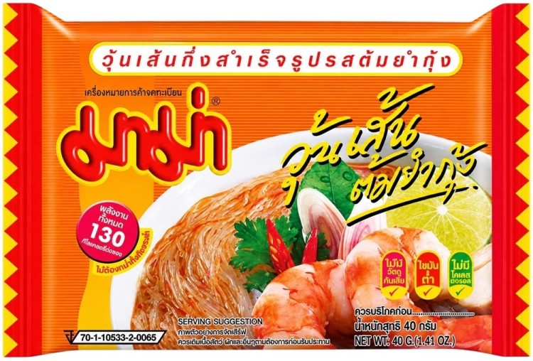 Tajska Zupka Błyskawiczna Makaron Sojowy Instant Vermicelli Tom Yum Goong Soup 40g MAMA