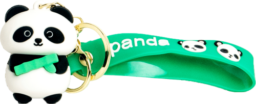 Breloczek Do Kluczy Czarno Biała PANDA z Bambusem Różne Rodzaje EMRO AZIATICA