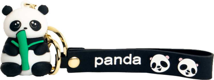 Breloczek Do Kluczy Czarno Biała PANDA z Bambusem Różne Rodzaje EMRO AZIATICA