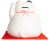 Duża Skarbonka Figurka Japoński Biały Kot Szczęścia Maneki Neko 17cm x 19cm EMRO AZIATICA