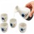 Jasny Kremowy Ceramiczny Zestaw Komplet Do Podawania Sake 5 Elementów GOLDEN TURTLE