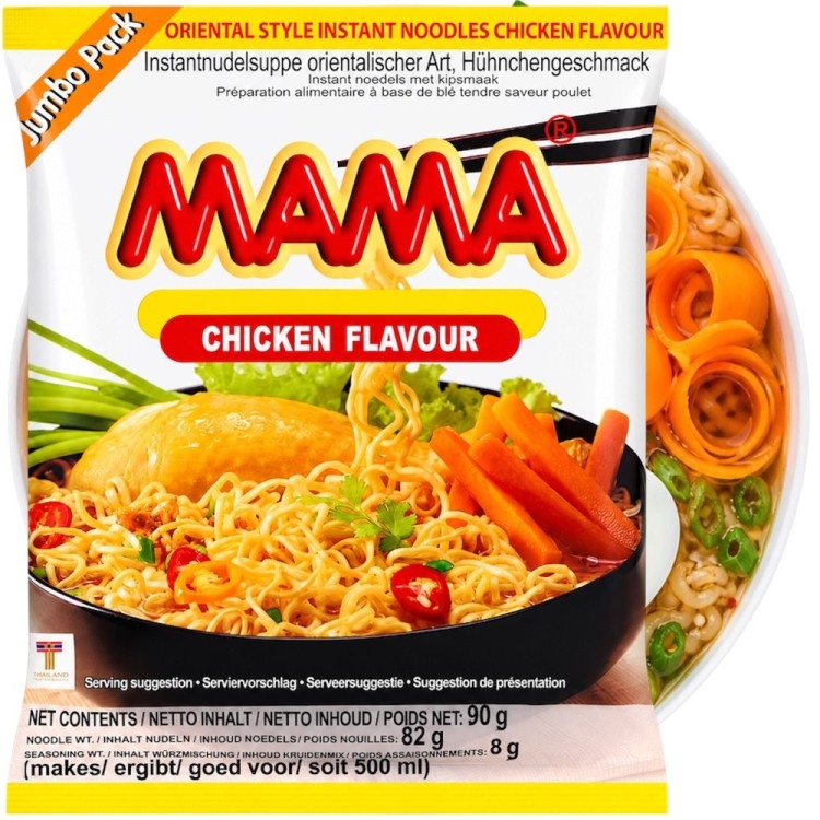 Tajska Zupka Błyskawiczna Makaron Instant Bulion Kurczak Chicken 90g MAMA