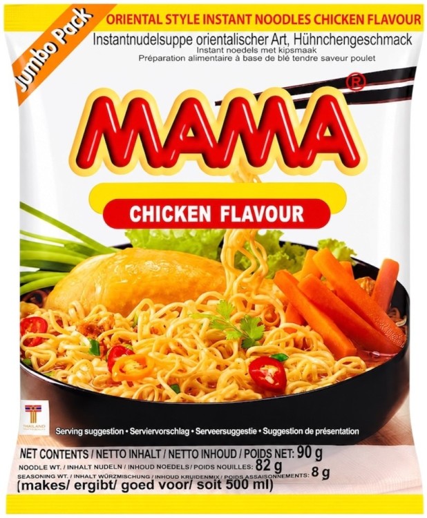 Tajska Zupka Błyskawiczna Makaron Instant Bulion Kurczak Chicken 90g MAMA
