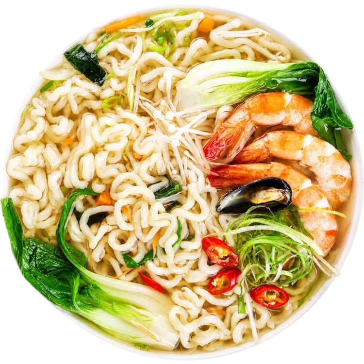 Tajska Zupka Błyskawiczna Makaron Instant Krewetki Kremowe Tom Yum 90g MAMA