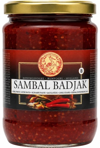 Sos Chili Gęsta Pasta Przecier z Papryczek Sambal Badjak Hot w Słoiku 750g KONINGSVOGEL