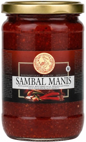 Sos Chili Gęsta Pasta Przecier z Papryczek Sambal Manis Hot w Słoiku 750g KONINGSVOGEL