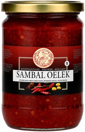 Sos Chili Gęsta Pasta Przecier z Papryczek Sambal Oelek Hot w Słoiku 720g KONINGSVOGEL
