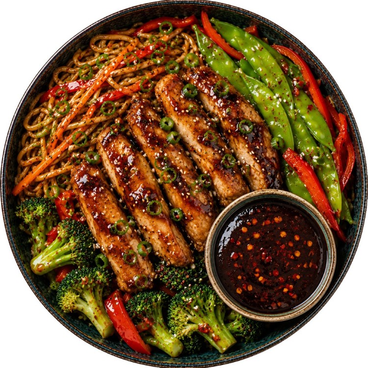 Słodki Sos Chilli BLACK z Sosem Sojowym i Grzybami Do Mięsa i Warzyw 300ml THAI DANCER