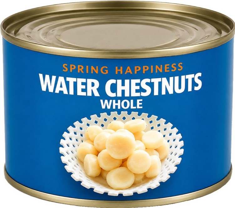 Jadalne Chrupiące Kasztany Wodne w Całości Całe Owoce 227g SPRING HAPPINESS