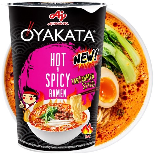 Azjatycka Zupka Błyskawiczna Instant Ramen Tantanmen Hot And Spicy Kubek Cup 63g OYAKATA