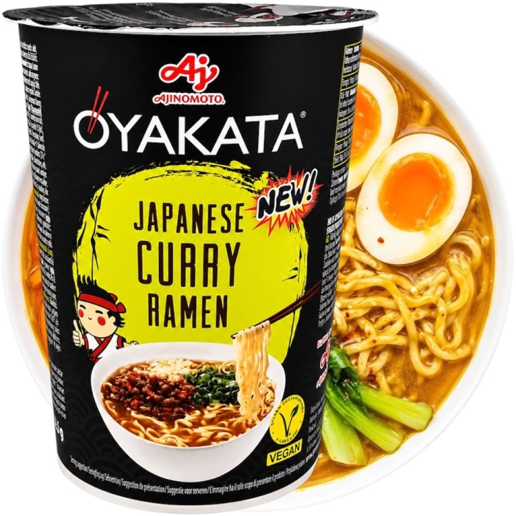 Azjatycka Zupka Błyskawiczna Instant Ramen Japońskie Curry Kubek Cup 62,5g OYAKATA
