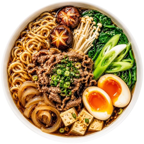Azjatycka Zupka Błyskawiczna Instant Ramen Beef Sukiyaki Kubek Cup 63,5g OYAKATA