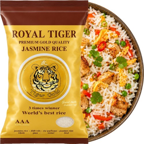 Ryż Jaśminowy Długoziarnisty PREMIUM GOLD Klasa Jakości AAA 18kg ROYAL TIGER