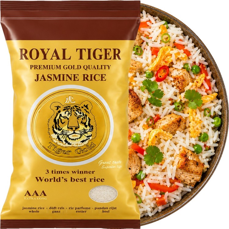 Ryż Jaśminowy Długoziarnisty PREMIUM GOLD Klasa Jakości AAA 18kg ROYAL TIGER