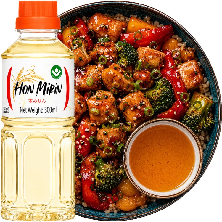 Sos Do Gotowania HON MIRIN Przyprawa Wino Ryżowe 300ml KINMIKAN