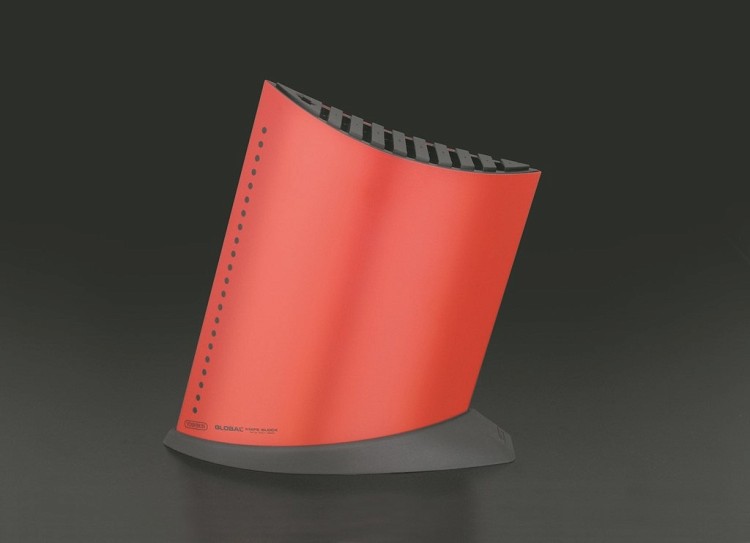 Blok Na 9 Noży w Kształcie Żaglowca – Czerwony - Global