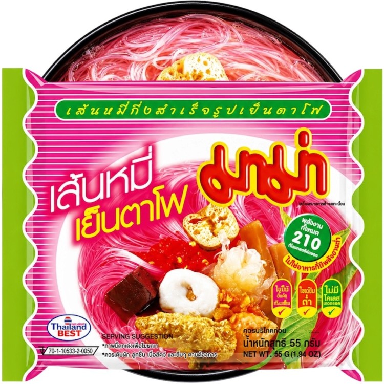 Tajska Zupka Błyskawiczna Makaron Ryżowy Instant Vermicelli Yentafo Tofu 55g MAMA