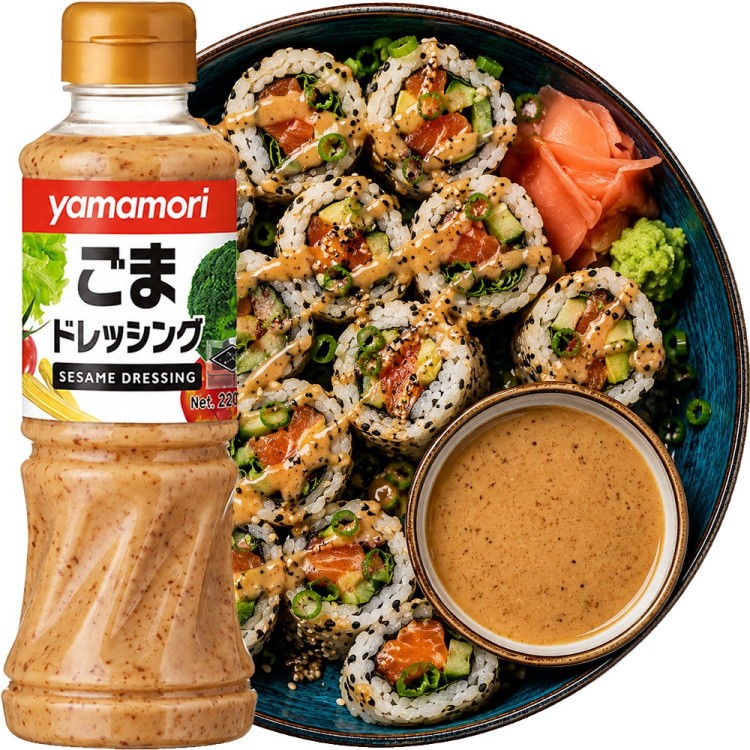 Japoński Majonez Sezamowy Dressing Do Sushi i Sałatek 220ml YAMAMORI