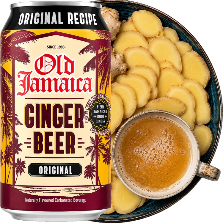Napój Piwo Bezalkoholowe Imbirowe z Jamajki Ginger Beer 330ml OLD JAMAICA