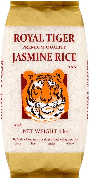 Ryż Jaśminowy Długoziarnisty Premium 1kg ROYAL TIGER