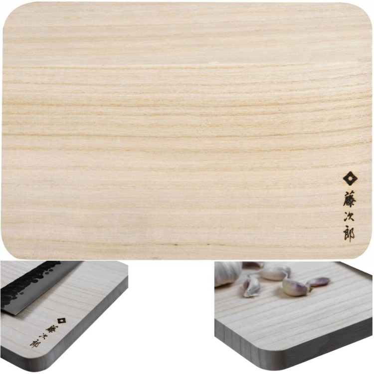 Tojiro Japońska Deska Uniwersalna Do Krojenia z Drewna Paulownia 27cm x 19cm x 2cm