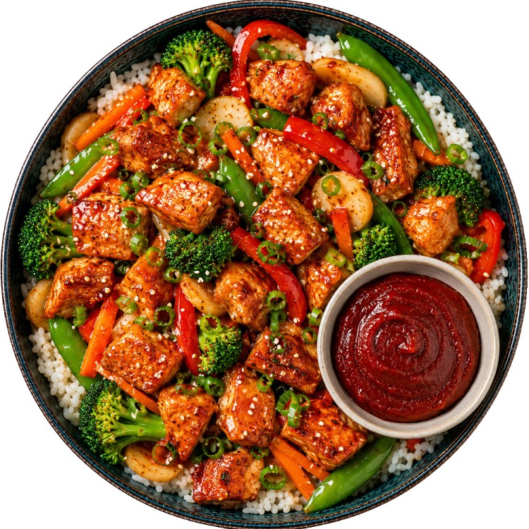 Koreańska Gęsta Pasta Chili Paprykowa GOCHUJANG Słodko Ostra VEGAN 500g SEMPIO