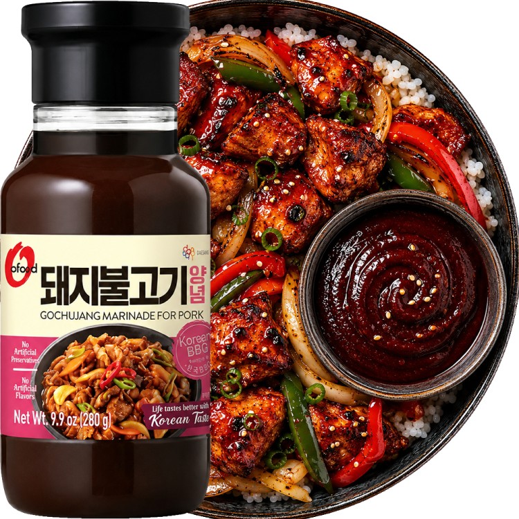 Koreańska Marynata Sos BBQ Bulgogi Gochujang Do Wieprzowiny Pork 280g O'FOOD