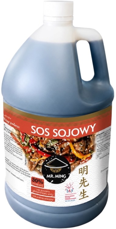 Sos Sojowy Jasny Gastronomiczny Chiński Duży 3,78L MR. MING