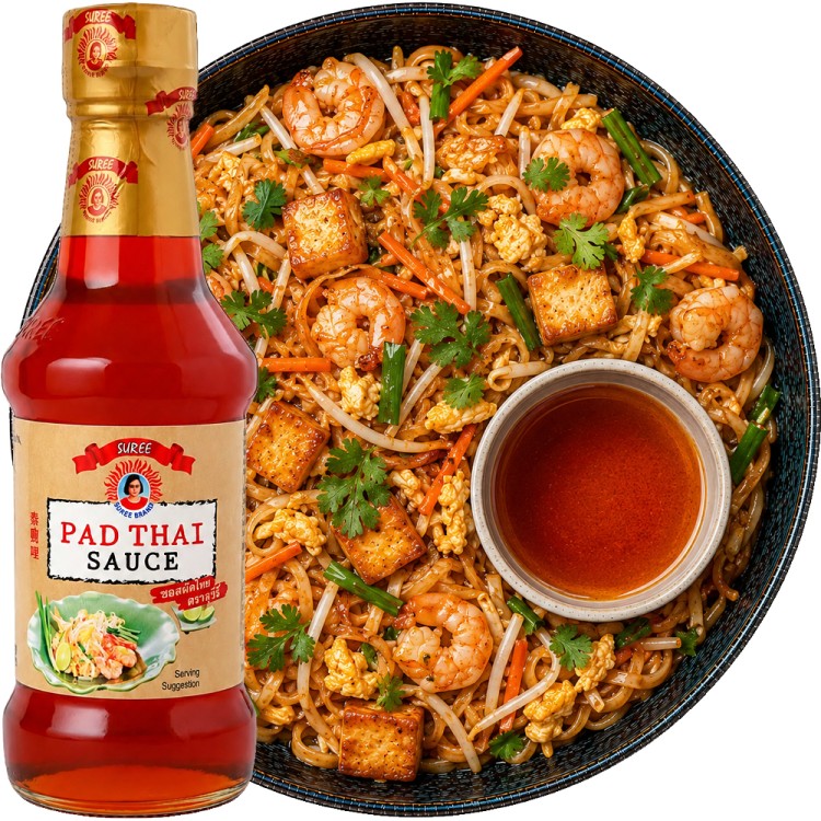 Tajski Aromatyczny Sos PAD THAI Idealny Do Makaronu i Woka 295ml SUREE