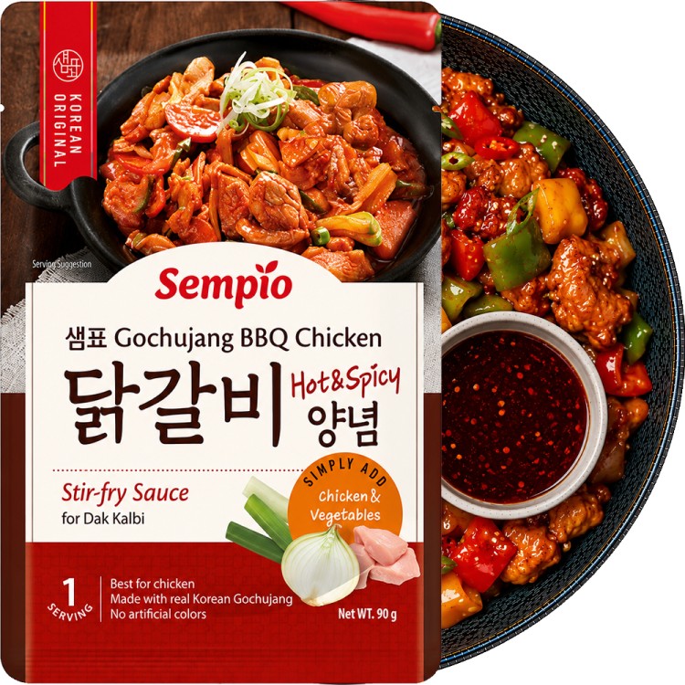Koreański Sos BBQ Gochujang Kurczak Stir Fry Do Dak Galbi 90g SEMPIO