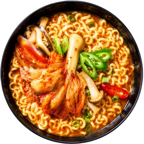 Tajska Zupka Błyskawiczna Makaron Instant o Smaku KimChi Hot 90g MAMA