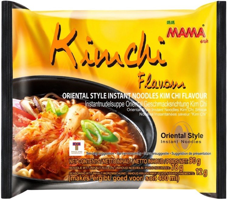 Tajska Zupka Błyskawiczna Makaron Instant o Smaku KimChi Hot 90g MAMA
