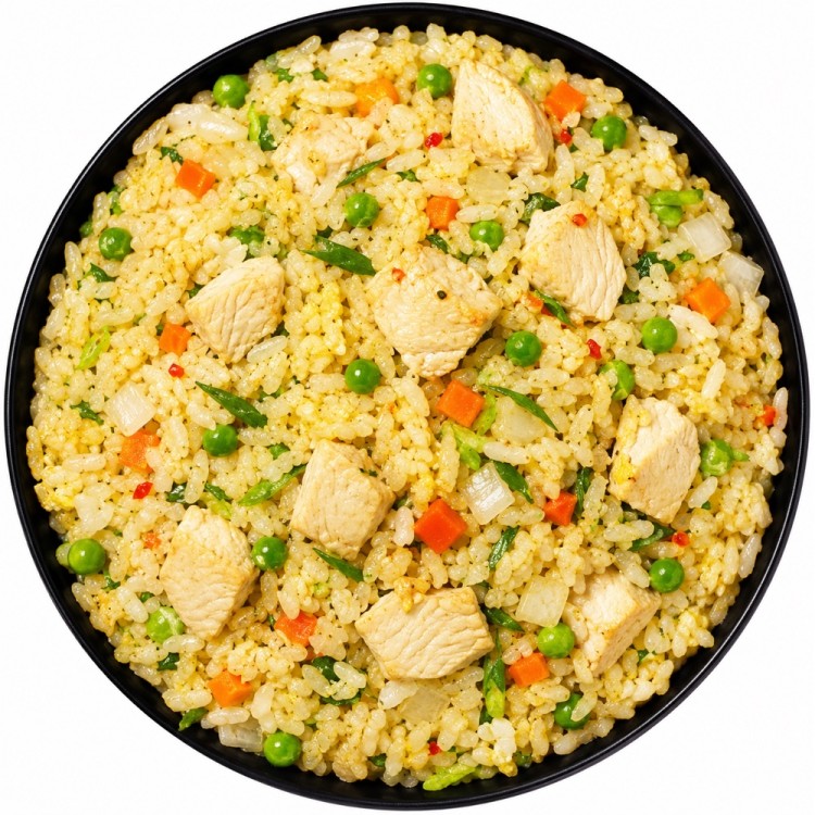 Błyskawiczny Smażony Ryż Instant Zielone Curry z Rybą 80g MAMA