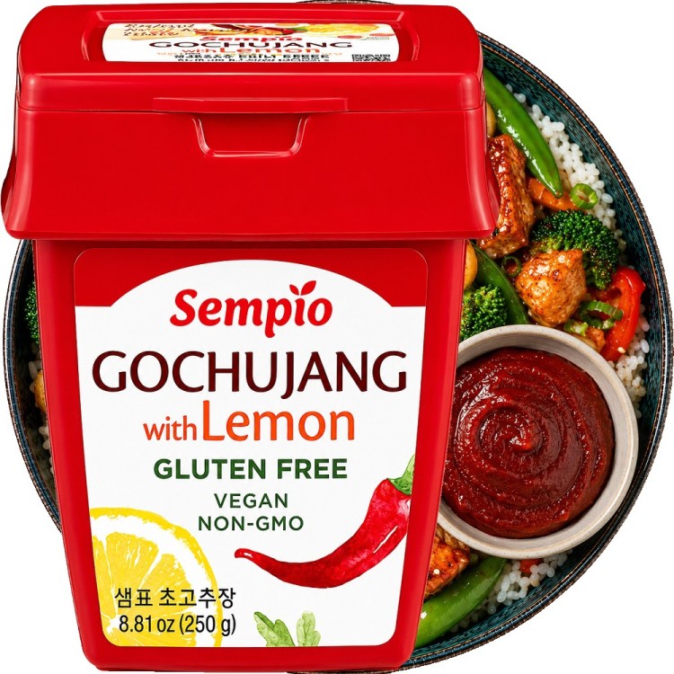 Koreańska Pasta Paprykowa Chili Gochujang z CYTRYNĄ Spicy And Sweet VEGAN 250g SEMPIO
