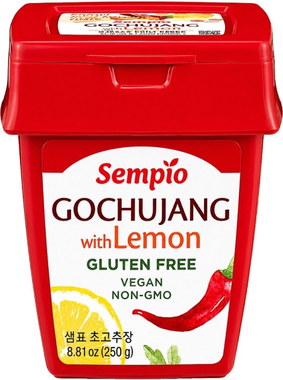 Koreańska Pasta Paprykowa Chili Gochujang z CYTRYNĄ Spicy And Sweet VEGAN 250g SEMPIO