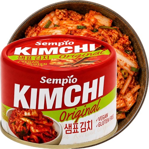 Koreańska Kapusta Kiszona Warzywa KIMCHI Świeże Ostre Probiotyki 160g SEMPIO