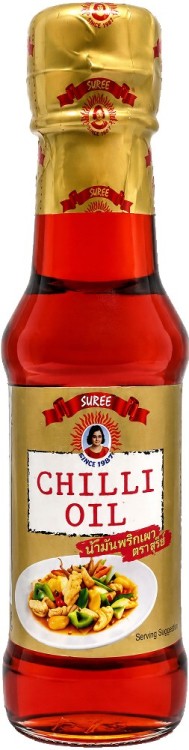 Tajski Olej z Papryczek Chilli Bardzo Ostry Do Smażenia Na Woku 150ml SUREE