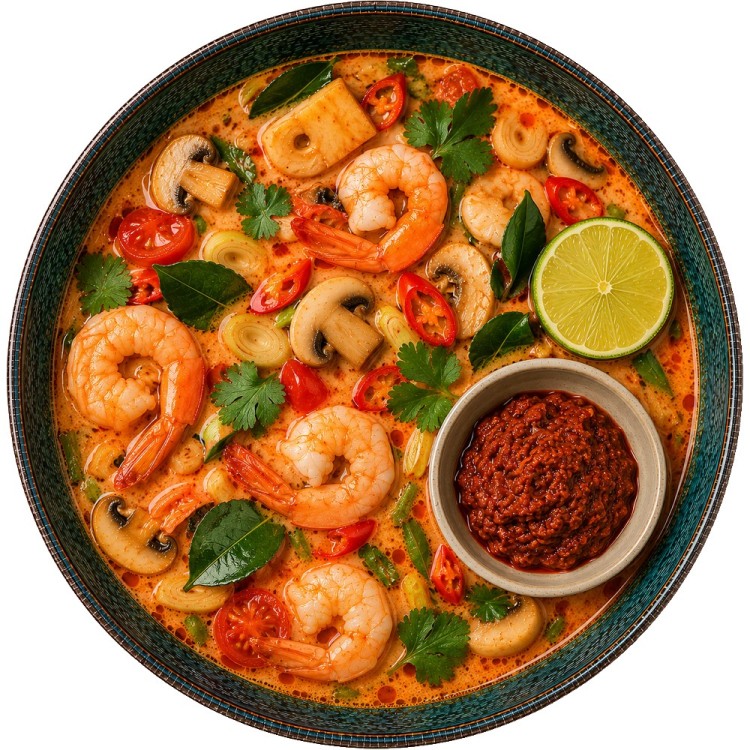 Tajska Pasta Do Krewetkowej Zupy TOM YUM Ostro Kwaśna 227g SUREE