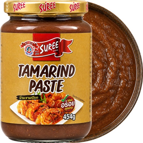 Tajska Gęsta Kwaśna Pasta Tamaryndowa z Tamaryndowca Do Pad Thai 454g SUREE