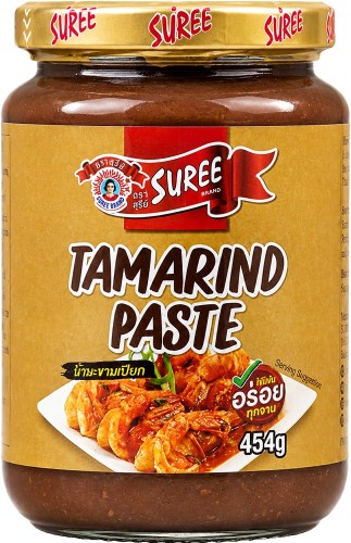 Tajska Gęsta Kwaśna Pasta Tamaryndowa z Tamaryndowca Do Pad Thai 454g SUREE
